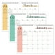 thumbnail image 5 of Calendario de pared 2025, 28 x 21 cm, vertical, 18 meses (enero de 2025 - junio de 2026), planificador mensual colgante con espiral para organizar la escuela, el hogar y la oficina., 5 of 6