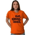 thumbnail image 4 of Eat Sleep Hunt Sport Hunting Season Men's Graphic T Shirt Tees Brisco Brands X, 4 of 6