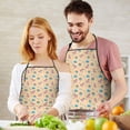 thumbnail image 5 of Cartoon Unicorn Rainbow Raindrop Cloud Apron-Garden Aprons for Women with Pockets-Cotton Linen Waterproof Kitchen Cooking Gardening Aprons Adjustable for Kitchen,Cooking,BBQ and Salon 33x27 Inch, 5 of 7