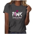 thumbnail image 2 of Fiudx Ofertas Relámpago Camisetas de Manga Corta con Cuello Redondo y Estampado de Moda de Verano para Mujer, 2 of 4
