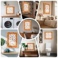 thumbnail image 6 of Ships Next Day Canvas Wall Art 16"x16", Fall Orange Pumpkin Wood Framed Canvas Print Painting, Thanksgiving Maple Leaf Plaid Check Ready to Hang Picture Wall Decor for Home Bedroom Kitchen Office, 6 of 9