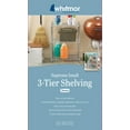 thumbnail image 5 of Whitmor Supreme Adjustable 23.15" W x 13.11"D x 29.9"H 3-Shelf Freestanding, Chrome, Adult Use, 5 of 10
