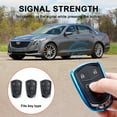 thumbnail image 4 of Xotic Tech Blue Soft TPU Remote Control Smart Key Fob Cover Compatible with Cadillac ATS 2013-2019, CT6 2016-2020, XT5 2017-2021, XT4 2018-2021, Escalade 2019-2021,CTS 2014-2021, SRX XTS 2015-2021, 4 of 9