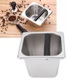 thumbnail image 3 of Caja de café de acero inoxidable ANGGREK cubo duradero resistente a golpes, 3 of 8