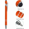 thumbnail image 4 of 6 Pack Ballpoint Pens with Stylus Tip, 2 in 1 Metal Pen Black Ink 1.0mm Medium Point Stylus Pen for Touch Screens, 4 of 6