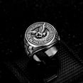 thumbnail image 2 of MayiaHey Flying Eagle Ring, Bald Eagle Ring for Men, Viking Eagle Animal Ring Punk American Eagle Jewelry, Silver Hawk Ring Eagle Totem Ring Flying Hawk Ring, 2 of 5
