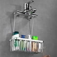 thumbnail image 3 of relayinert Stainless Steel No Drilling Shower Shelf For Small Bathrooms Multi-functional And Practical Black, 3 of 6