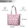 thumbnail image 2 of Weekender Bag with Tropical Watermelon Fresh Summer Prints Large Capacity Travel Tote Bag Lightweight with Cute Fruit Patterns Geometric Design, 2 of 5