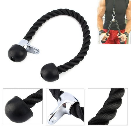 TMISHION Tricep Anti Slip V Shaped Nylon Rope Cord Resistance Band Easy to Grip for Body