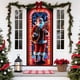 thumbnail image 3 of Decoraciones de Navidad Interior 35 X 71 Pulgadas Marco de Puerta de Navidad - Patrón de Santa Claus - Decoración de Puerta de Navidad - Decoración de Fiesta Del Festival, 3 of 6