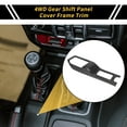 thumbnail image 2 of Cubierta Decorativa del Panel de Cambio de 4WD para Jeep Wrangler JL JLU 18-24 ABS Fibra de Carbono Negra, 2 of 6