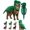 Green, variant on Dino Dog Costume Soft Plush, T-Rex Skeleton Halloween Costume for Dogs, for Medium & Large Pet Cosplay Party Family
