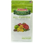 Jobes Organics Granular All AIF4Purpose Fertilizer, Easy Plant Care Fertilizer for Vegetables, Flowers, Shrubs, Trees, and Plants, 4 lbs Bag