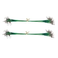 thumbnail image 1 of Paquete de 20 Líderes de Alambre Baoblaze Recubiertos de Swivels y Broches Verde 15cm, 1 of 6