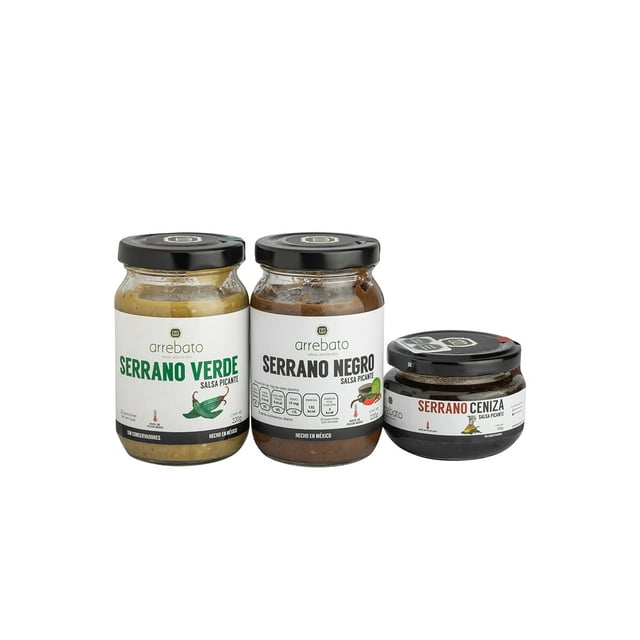 3 pack salsa serrano Arrebato 3 pack salsa serrano Arrebato