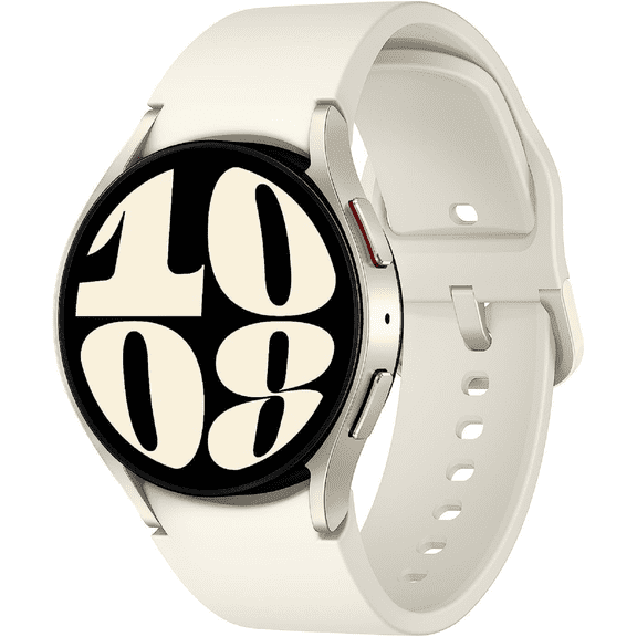 Samsung Galaxy Watch6 Smart Watch, 40mm, Bluetooth, Gold, 25 Hour Battery Life, 1 Each