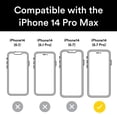 thumbnail image 2 of Protector de pantalla BodyGuardz Pure 3 Glass para iPhone 14 Pro Max, 2 of 8
