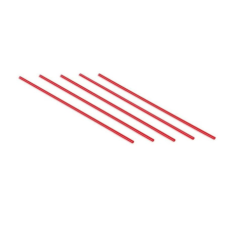 Sip Straw - Plastic Coffee Stirrers Red Straws - by Plastible Cocktail Drink Sip Stir Sticks For Bars Cafes Restaurants Home Use (1000 Count, 8 inches)