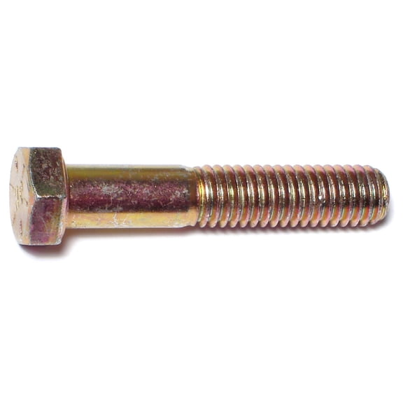 3/8"-16 x 2" Zinc Plated Grade 8 Steel Coarse Thread Hex Cap Screws HCS8-153