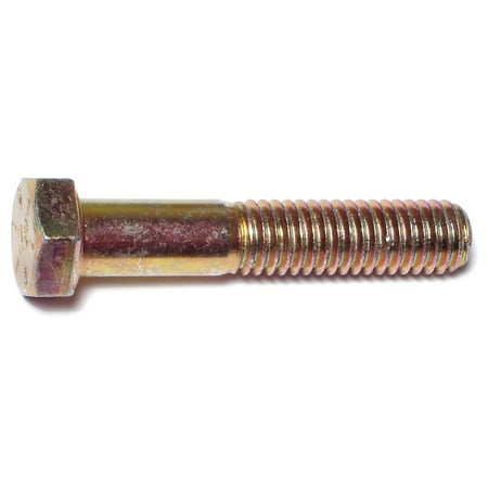 

3/8 -16 x 2 Zinc Plated Grade 8 Steel Coarse Thread Hex Cap Screws HCS8-153