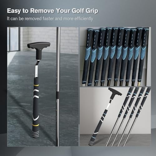 Golf Grip Removal Tool, V-Groove Grip Remover Saver 11" for Standard Length Swinging Grips Golf Grip Kit Golf Tools Golf Supplies Golf Grip Tool Grip Remover Gripping Tool