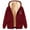 Wine, variant on Cilsoka Women's Winter Warm Fleece Jackets Thick Sherpa Lined Zip up Hoodies Heavyweight Sweatshirt Coat Long Sleeve Outerwear Hoodies 2025 Winter Warm Clothings