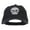 Black, variant on Day of the Dead Skull Embroidered Frayed Cap - Navy OSFM