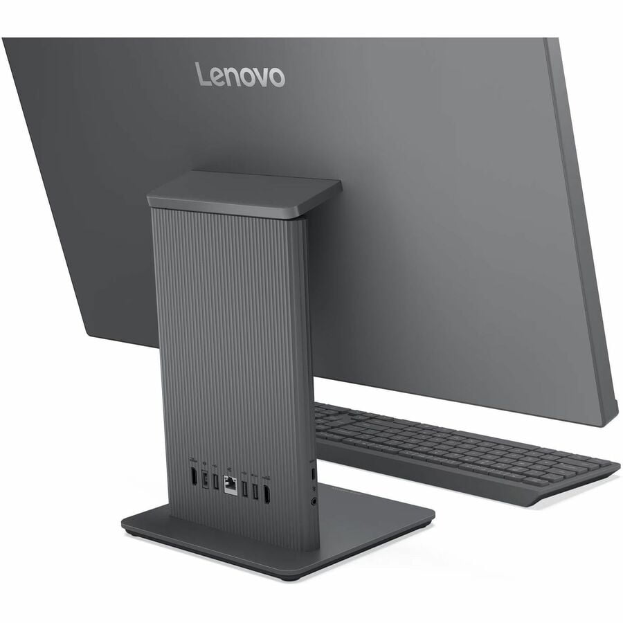 Lenovo IdeaCentre 27ARR9 F0HQ0061US All-in-One Computer, AMD Ryzen 5 8645HS, 16 GB, 512 GB SSD, 27" Full HD Touchscreen, Desktop, Luna Gray