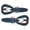 Black n Blue Flake, variant on 6th Sense – Stroker Craw Soft Plastic Craw Bait, Jig Trailer & Flipping Bait – Made in the USA