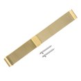 thumbnail image 3 of Unique Bargains Stainless Steel Mesh Watch Band 22mm Quick Release Strap Magnetic Clasp, Gold, 3 of 7