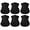 Black(6-pack), variant on 6 Pieces Summer Face Cover Scarf Mens Neck Gaiter For Men Women UV Protection Face Breathable Sun Protection Cycling Running