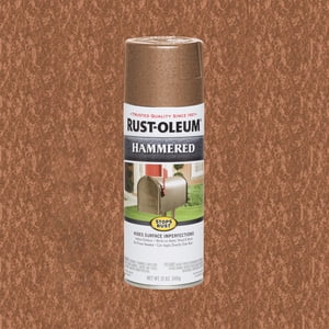 Rust-Oleum Stops Rust Hammered Copper Spray Paint, 12 oz (2-Pack)