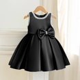 thumbnail image 5 of WhouRiu Girls Elegant Sleeveless Dress Wedding Birthday Party Gown Cute Bow Ruffle Princess Dresses, 5 of 8