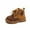 Brown, variant on lnmuld Kids Boots Stylish Winter Boys Boots with Warm and Side Zipper Closure for Kids Daily Comfort In Cold Weather Durable Casual Footwear Size:5-5.5 Years