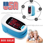 led finger tip pulse oximeter Spo2 Blood oxygen Monitor O2 Machine