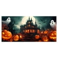 thumbnail image 1 of Halloween Garage Banner Exquisite Design Polyester Fabric Material Easy to Install Versatile for Halloween Party Unforgettable Event, 1 of 3