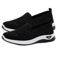 thumbnail image 2 of Joernso Women Slip-On Sneakers Orthopedic Breathable Mesh Slip-ons Lightweight Diabetic Walking Shoes for Running Errands Office Work, 2 of 8