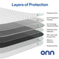 thumbnail image 6 of onn Privacy Glass Screen Protector for IPhone® 17, Made with Durable Glass by Corning™ for Ultimate Protection, with Easy Application Tray, 6 of 8