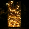 thumbnail image 4 of BalsaCircle 200 LED Clear Fairy Fibre Optics String Lights Battery Operated Garland Wedding Backdrop, 4 of 4