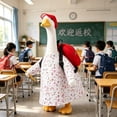thumbnail image 5 of Ouuluon Porch Goose Outfits, Lightweight Cute Soft Outfit Custom, 23 inch Statue Clothing for Yard Patio Garden Balcony Indoor Outdoor Display, 5 of 6