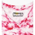thumbnail image 6 of Moomaya Tie Dye Short Sleeve Ruching Tops For Women V-Neck Casual Jersey Tee, 6 of 8
