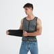 thumbnail image 4 of Chaleco deportivo de neopreno moldeador de cuerpo con doble cinturón para hombre, talla europea y americana, 4 of 5