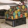 thumbnail image 7 of Goofa Robot and Monsters Print Toaster Cover 4 Slice, Four Slice Bread Machine Cover Quilted Toaster Covers Bread Maker Cover Kitchen Appliance Cover, 7 of 7