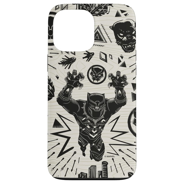Funda para teléfono Marvel Black Panther Wakanda Forever para iPhone 13 Pro Max
