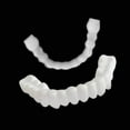 thumbnail image 3 of justharion Resin Teeth Dental Fake Teeth Smiling Veneers Upper Lower Teeth, 3 of 8