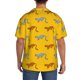 thumbnail image 3 of Balery Leopard Print Camisa Casual de Manga Corta con Botones para Hombre, Texturizada, Estilo Cubano, para Playa, Verano-3X-Large, 3 of 5