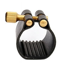 Alto Saxophone Ligature Fastener Compact Artificial Leather for Alto Saxophone Rubbk4509