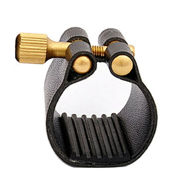Alto Saxophone Ligature Fastener Compact Artificial Leather for Alto Saxophone Rubbk4509