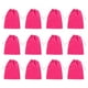 thumbnail image 1 of Bolsas de regalo de terciopelo Uxcell 12 piezas 5 x 6" Bolsas de joyería con cordón para bodas, rojo rosa, 1 of 7