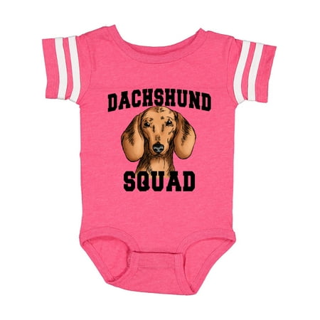 

Inktastic Dog Dachshund Squad Gift Baby Boy or Baby Girl Bodysuit